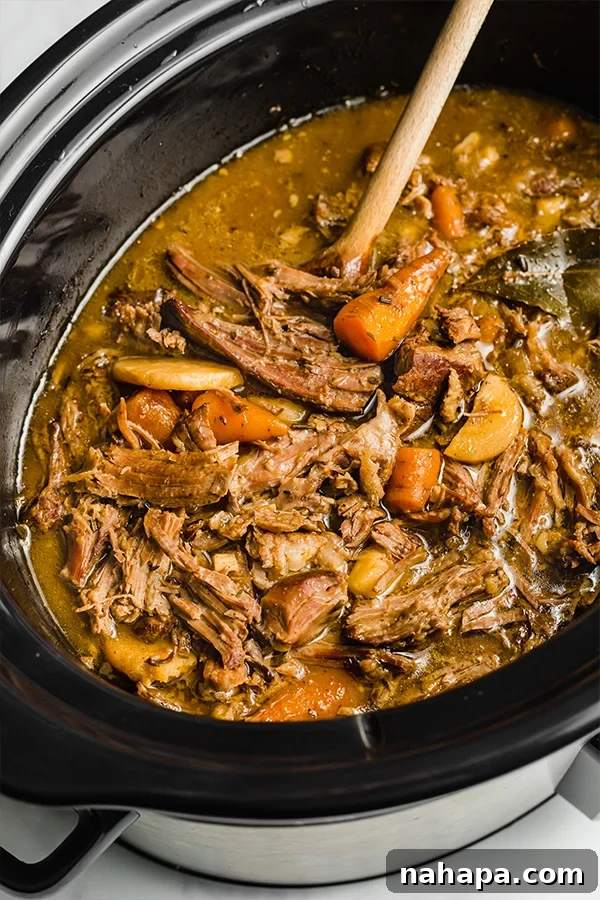 Set It and Forget It: 20+ Delicious Gluten-Free Slow Cooker Meals 5 Classic Slow Cooker Pot Roast with carrots and potatoes