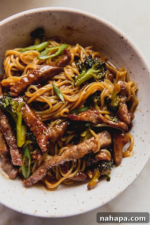 Sheet Pan Beef & Broccoli Ramen