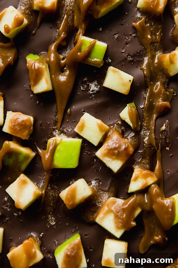 Autumn Caramel Apple Graham Bark 5 Caramel Apple Graham Cracker Bark
