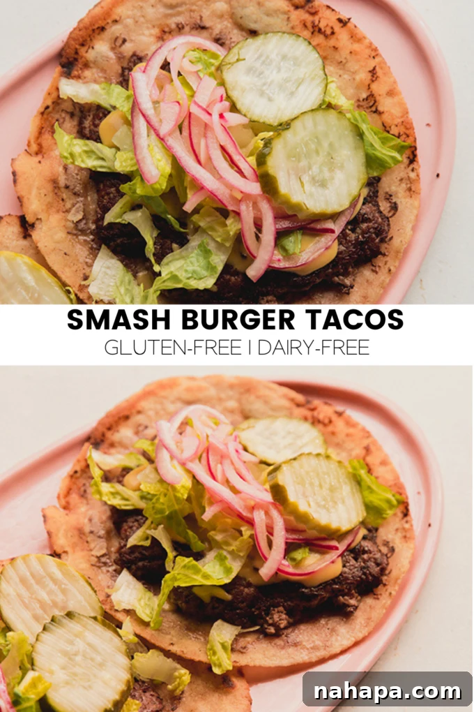 Promotional image for Smash Burger Tacos.
