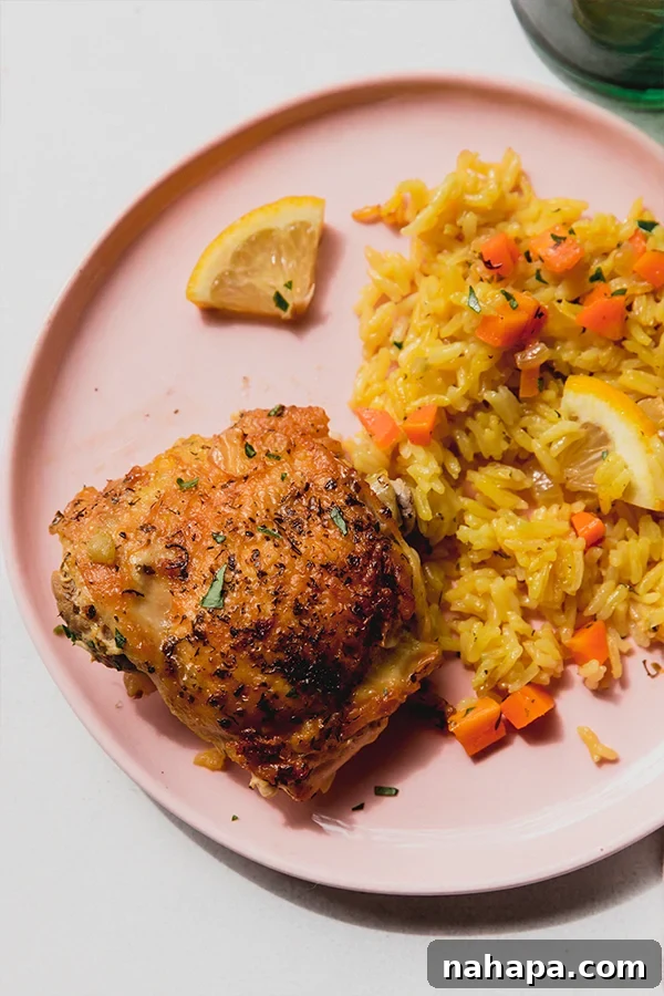 Zesty Lemon Greek Chicken and Rice 2 Crispy Lemon Greek Chicken & Rice in a Dutch Oven