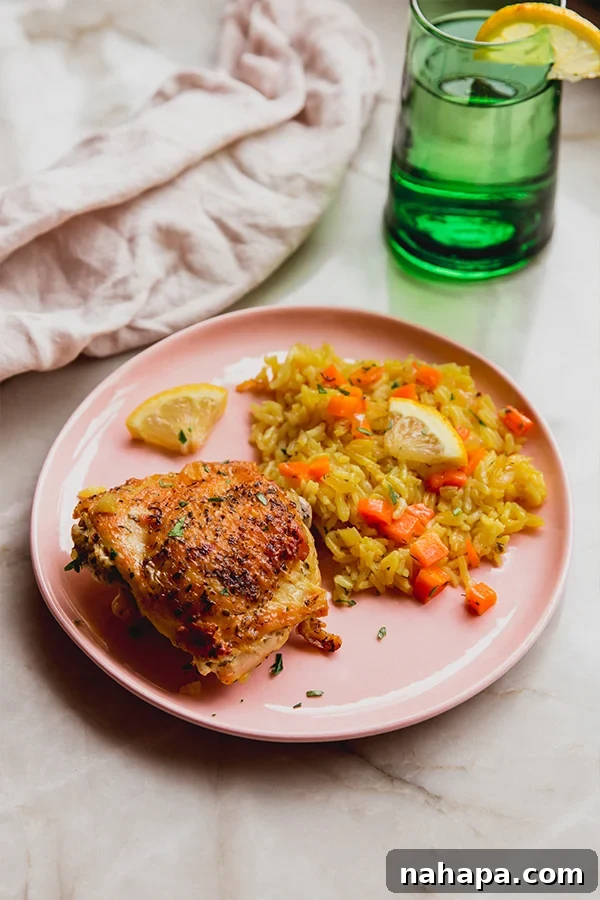 Lemon Greek Chicken & Rice