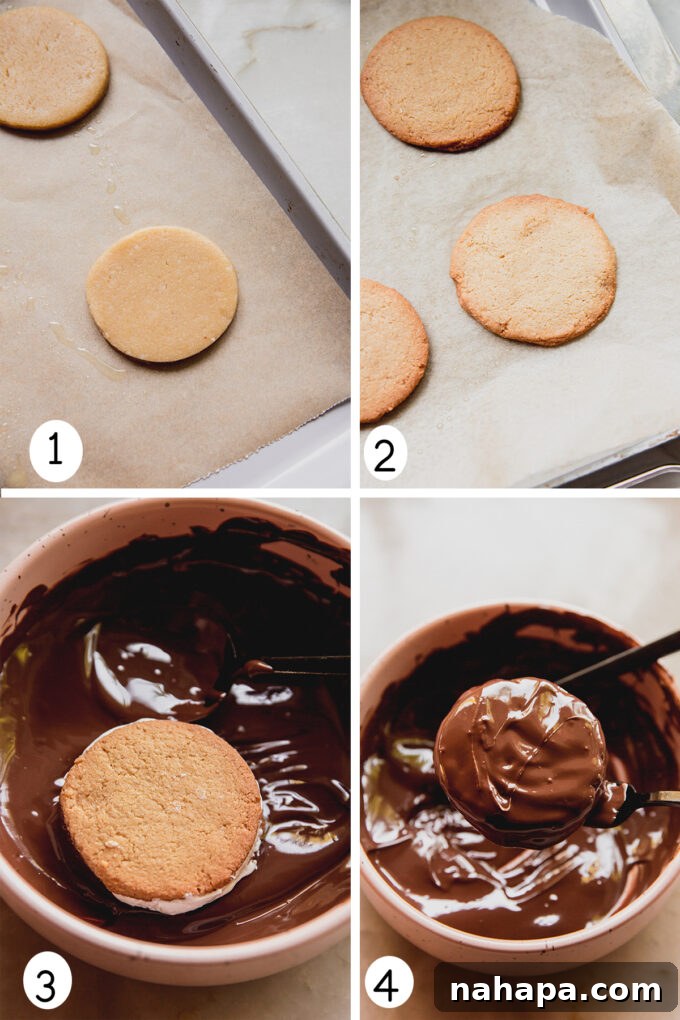 Irresistible Dairy-Free Gluten-Free Moon Pies 3 Assembled Gluten-Free Moon Pies with Marshmallow Filling