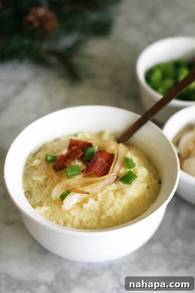 Silky Paleo AIP Holiday Parsnip Mash: A Wholesome Potato Swap 2 Loaded Holiday Parsnip Mash (Paleo & AIP Mashed Potatoes)