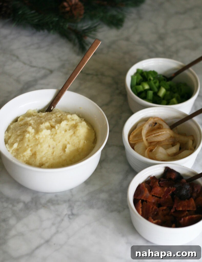 Silky Paleo AIP Holiday Parsnip Mash: A Wholesome Potato Swap 4 Perfect for fries, soups, and of course mashed parsnips with tons of yummy loaded toppings! Rich in flavor, and perfect for the holiday season.