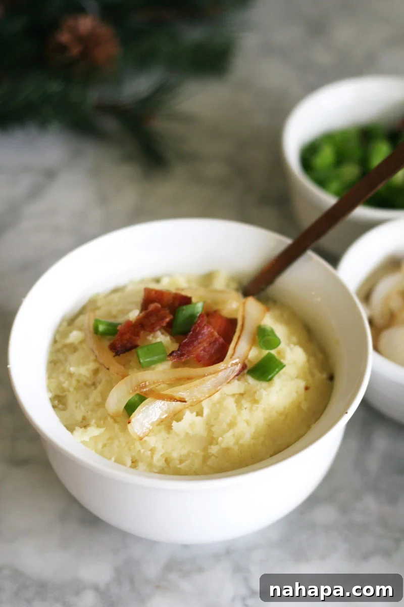 Silky Paleo AIP Holiday Parsnip Mash: A Wholesome Potato Swap 5 Loaded Holiday Parsnip Mash (Paleo & AIP Mashed Potatoes)