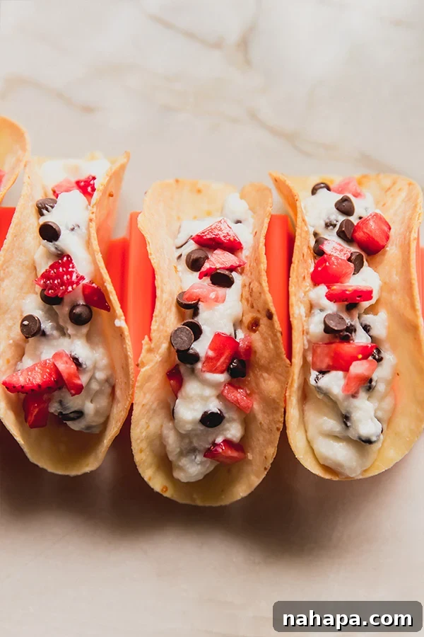 Gluten-Free Dairy-Free Cannoli Tacos