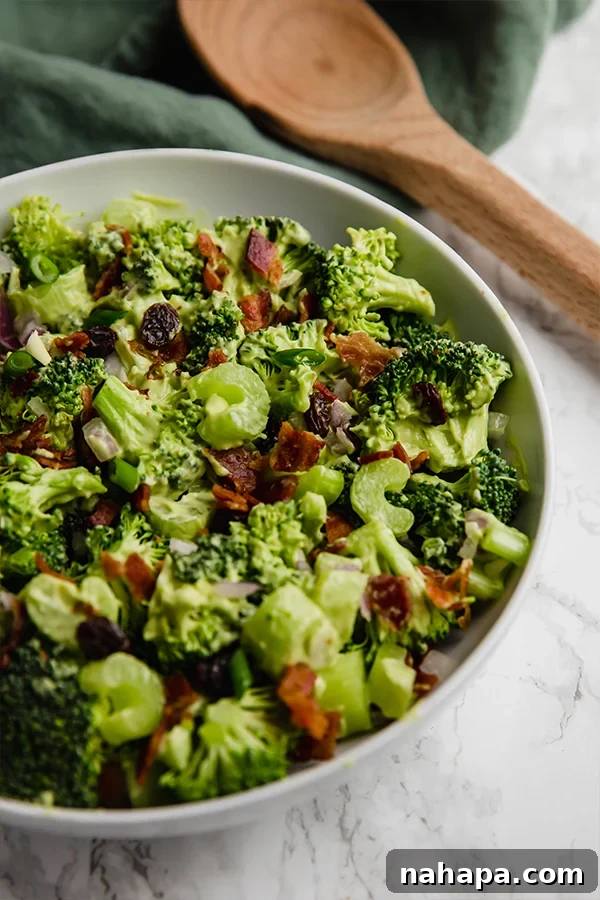 Avocado Bacon Broccoli Salad