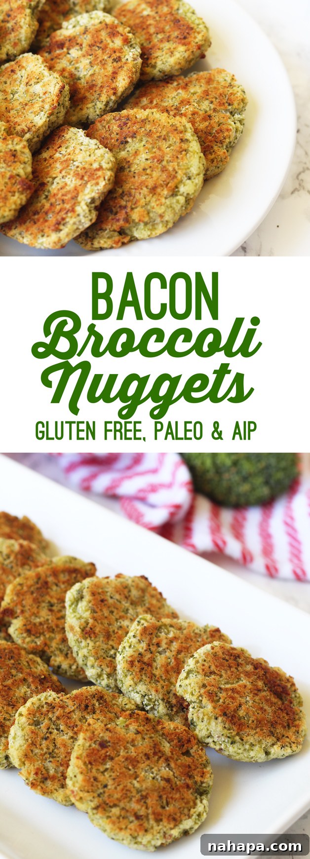 Bacon Broccoli Veggie Nuggets (Paleo, AIP, Gluten Free)