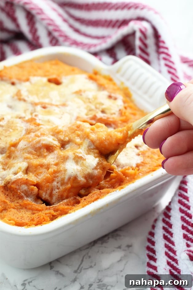 Sweet Potato Casserole with Marshmallows (Paleo & AIP)