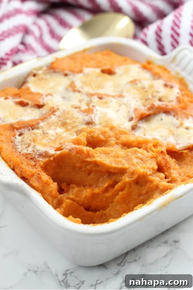 Sweet Potato Casserole with Marshmallows (Paleo & AIP)