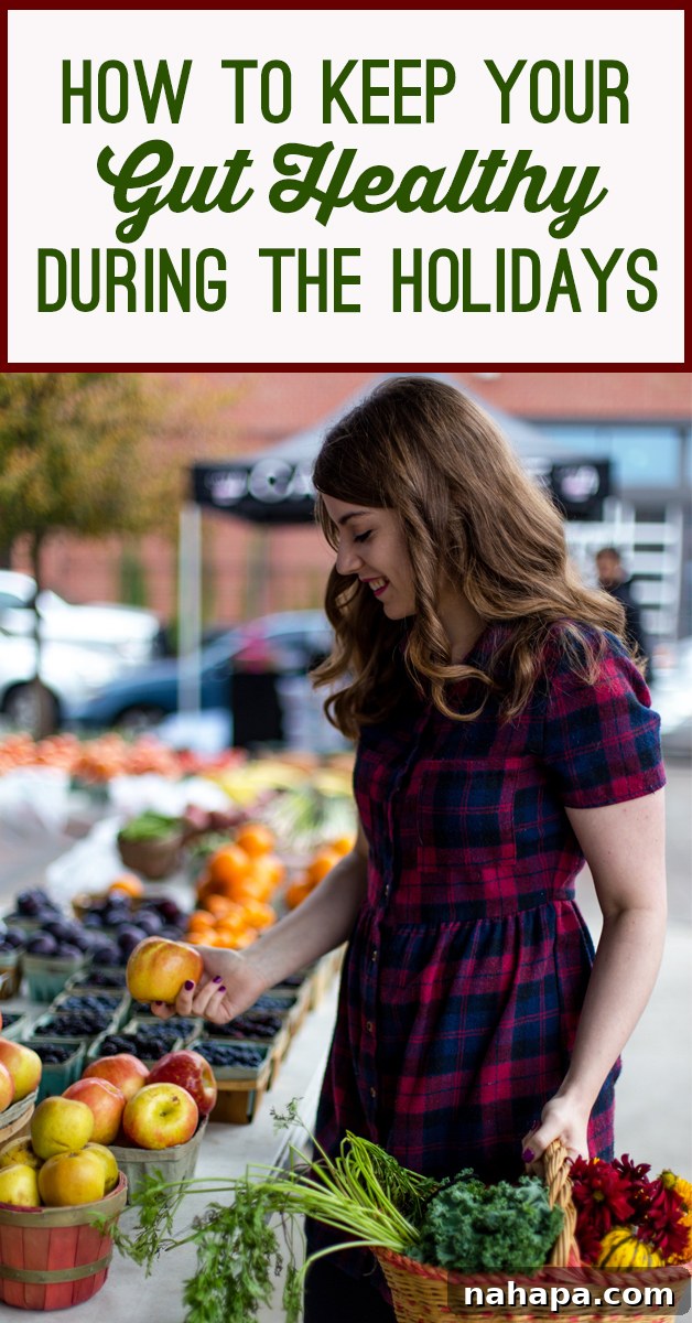 How To Keep Your Gut Healthy During the Holidays - A festive table with healthy food options