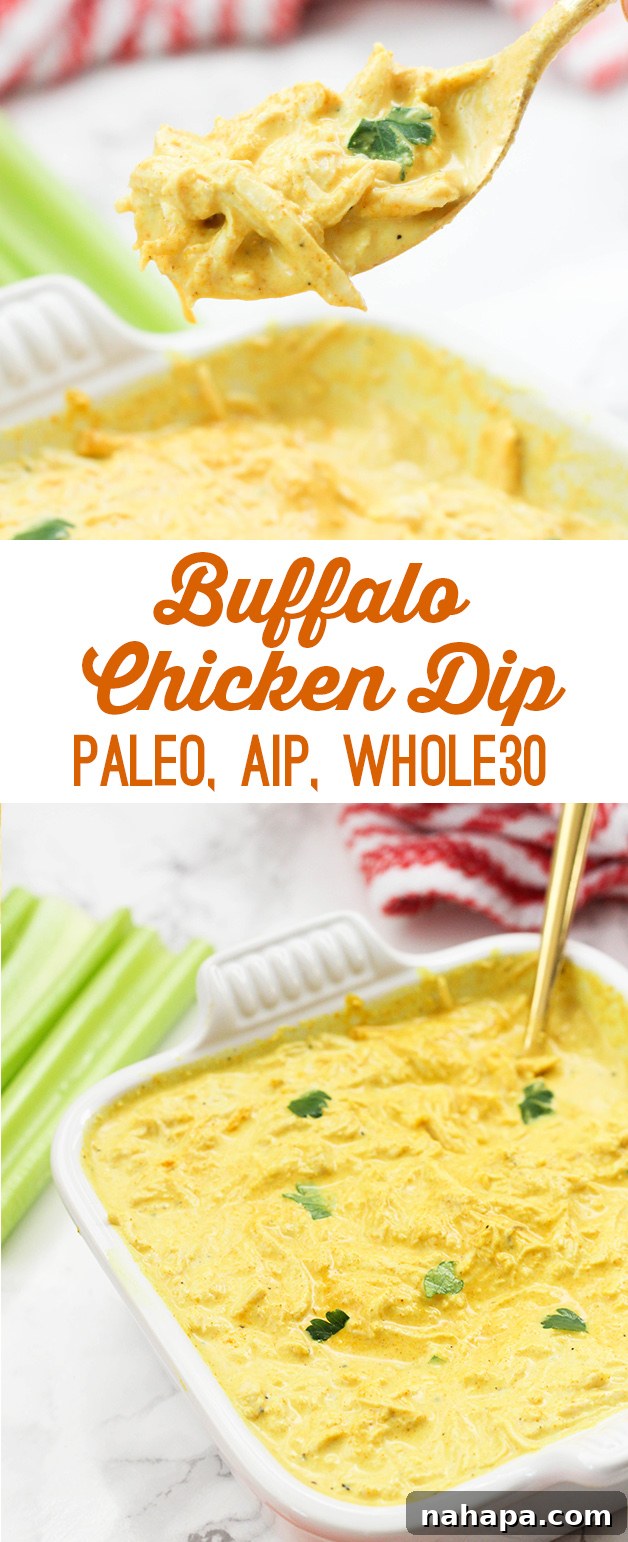 Buffalo Chicken Dip (AIP, Paleo, Whole30)