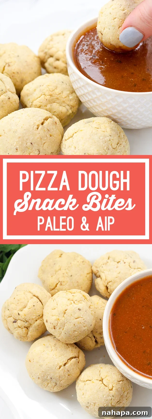 Paleo Pizza Dough Snack Bites (AIP)