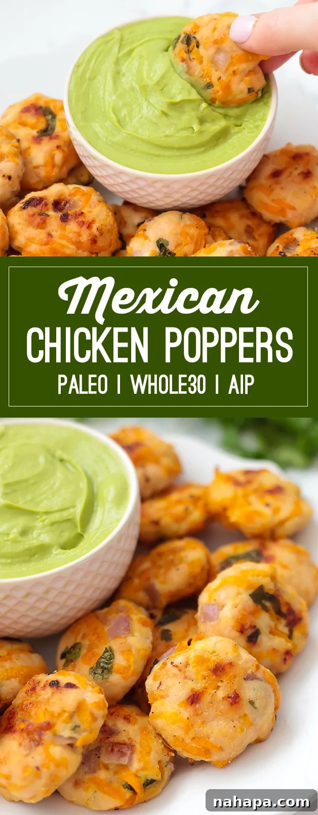 Mexican Chicken Poppers (Paleo, Whole30, AIP)