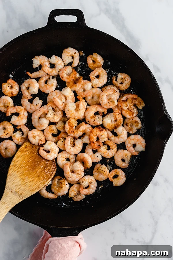 Bang Bang Shrimp cooking in a pan