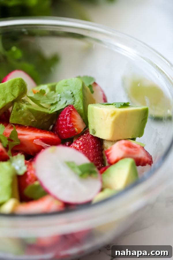 Baked Chicken with Strawberry Avocado Salsa (Paleo, Whole30, AIP