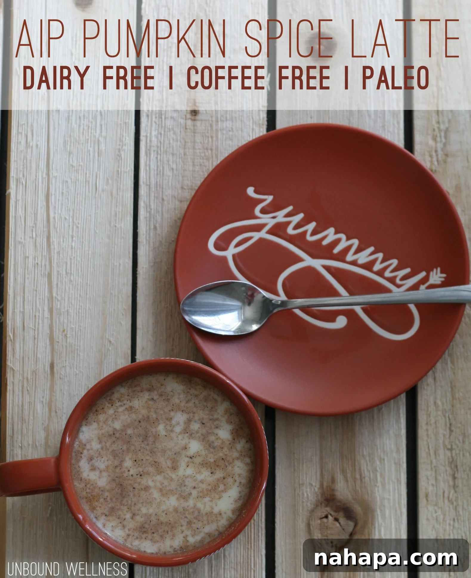 AIP Pumpkin Spice Latte (Dairy-Free, Coffee-Free, Paleo)