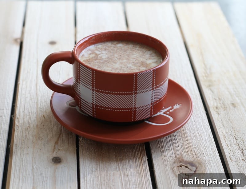 AIP Pumpkin Spice Latte Dairy Free and Paleo 5 AIP Pumpkin Spice Latte in a beautifully styled mug