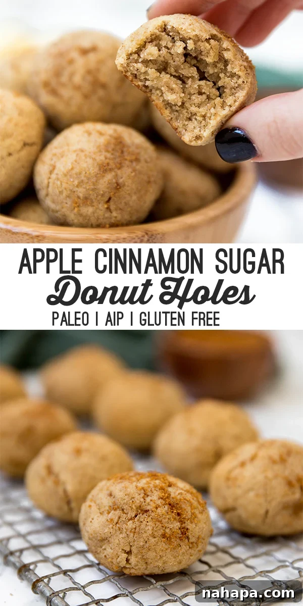Pin-worthy Paleo & AIP Apple Cinnamon Sugar Donut Holes Recipe