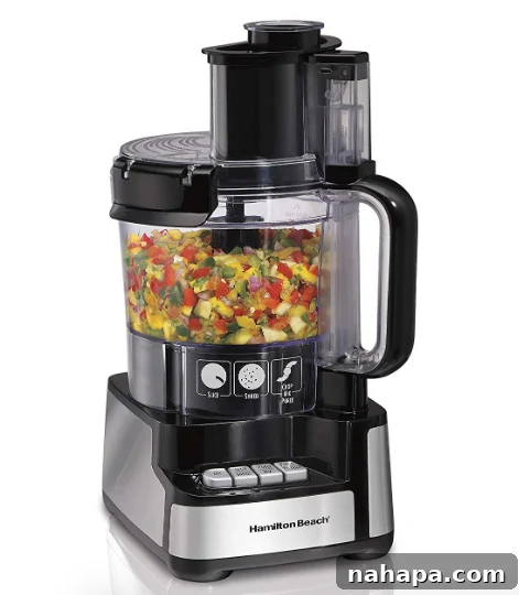 Festive Kitchen Essentials Gift Guide 7 Food Processor in use