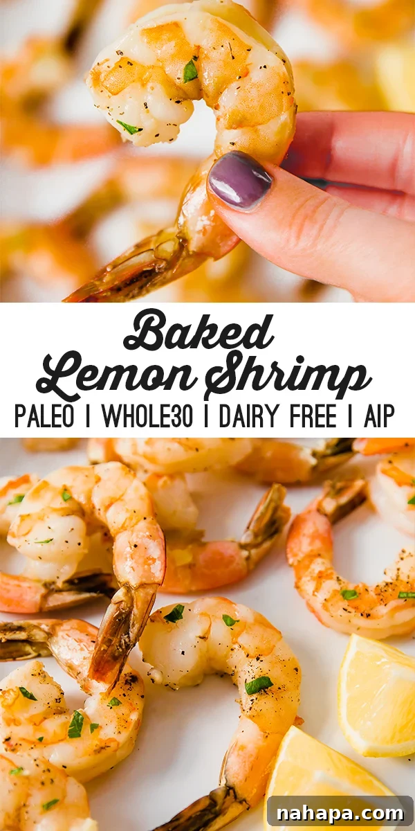Zesty Lemon Baked Shrimp (Paleo, Whole30, AIP) 6 Lemon Baked Shrimp