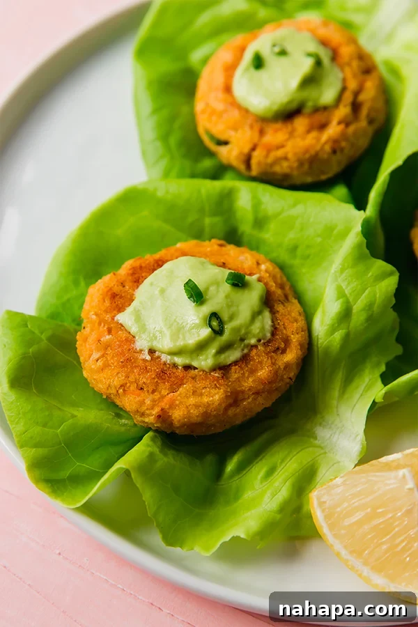 Delicious Gluten-Free Sweet Potato Crab Cakes with Avocado Horseradish Mayo