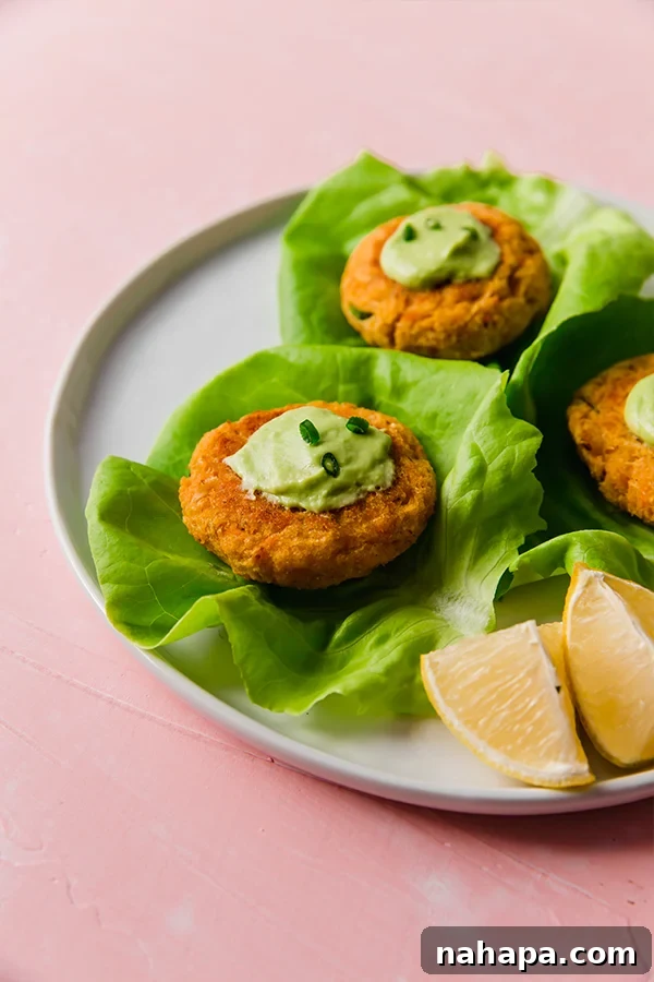 Gluten-free Sweet Potato Crab Cakes with Horseradish Avocado Mayo
