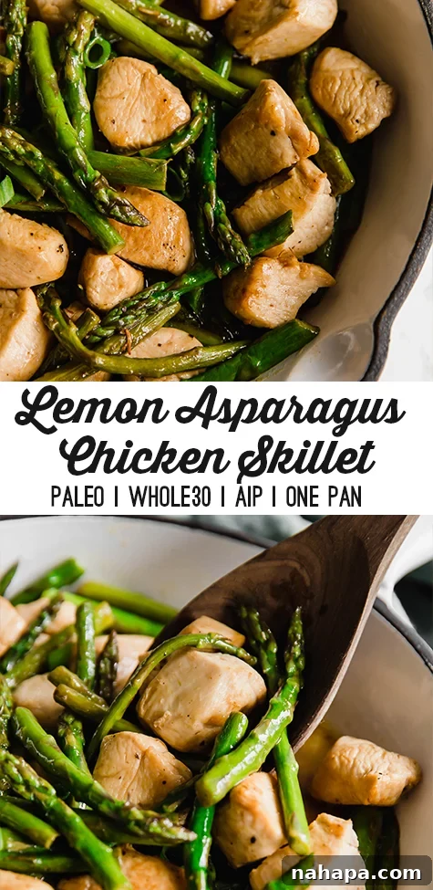 Zesty Chicken & Asparagus Skillet 5 One Pan Lemon Asparagus Chicken Skillet