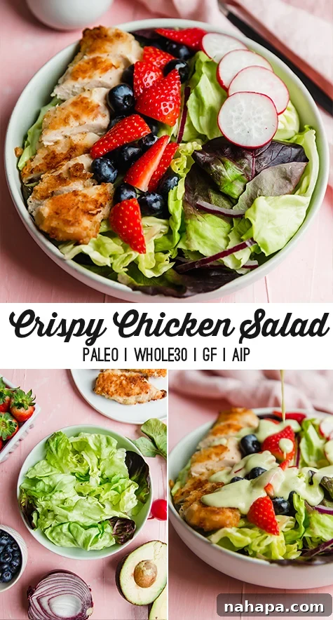 crispy chicken salad 