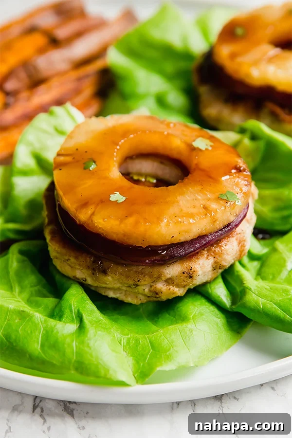Paleo Whole30 AIP Tropical Teriyaki Chicken Burgers 7 Hawaiian Teriyaki Chicken Burgers