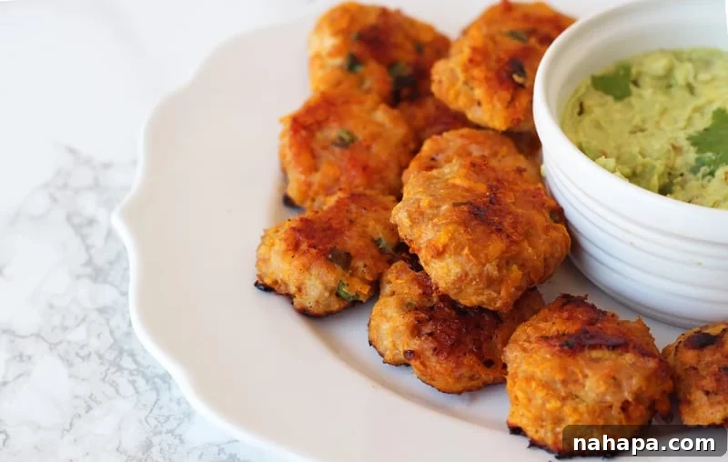 Sweet Potato Chicken Poppers AIP Whole30