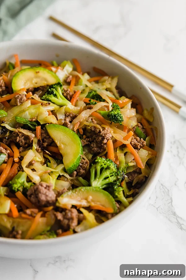 Easy Ground Beef Stir Fry AIP