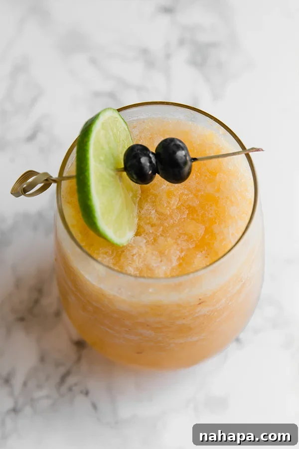 bellini mocktail