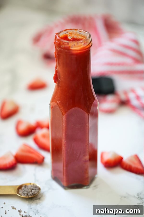 Unique Strawberry Balsamic BBQ Sauce: Nightshade-free, Paleo, AIP