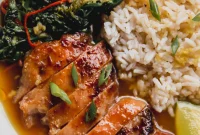 Aromatic Ginger Chicken and Rice Soup