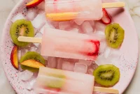 Homemade Ginger Fruit Popsicles Recipe