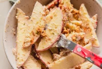 Apple Pretzel Salad with Cream Cheese and Caramel